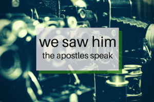 Sermon graphic We Saw Him